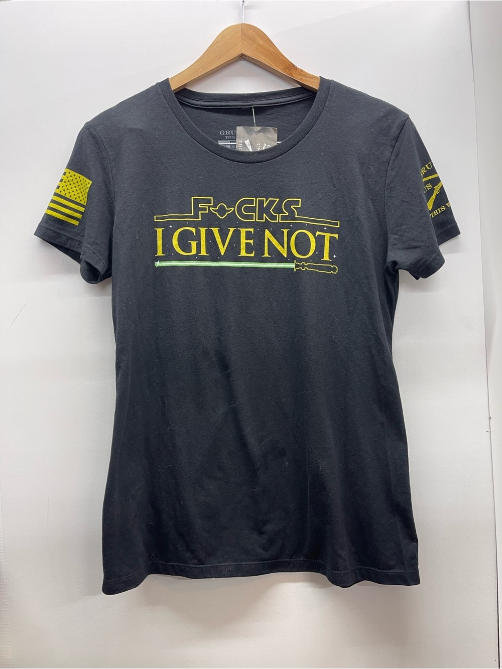 Grunt Style "F*cks I Give Not" patriotic graphic t-shirt